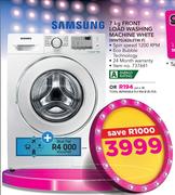 Samsung 7Kg Front Load Washing Machine White WW70J42631W F