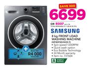 Samsung 8Kg Front Load Washing Machine WF80FSEHW2X F