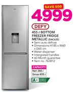 Hisense 455Ltr Bottom Freezer Fridge Metallic(DAC635)