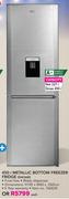 Defy 450Ltr Metallic Bottom Freezer Fridge(DAC660)-Each