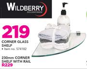 Wildberry Corner Glass Shelf