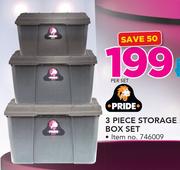 Pride 3-Piece Storage Box Set-Per Set