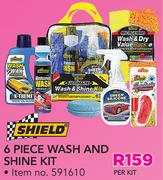 Shield 6 Piece Wash & Shine Kit-Per Kit