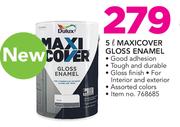 Dulux 5Ltr Maxicover Gloss Enamel