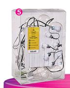Clear Solar Party Lights