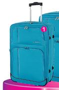 Tosca 50cm Aqua Upright Trolley