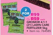 Gromor 4:1:1 21 Lawn Care Fertilizer-2 x 5Kg