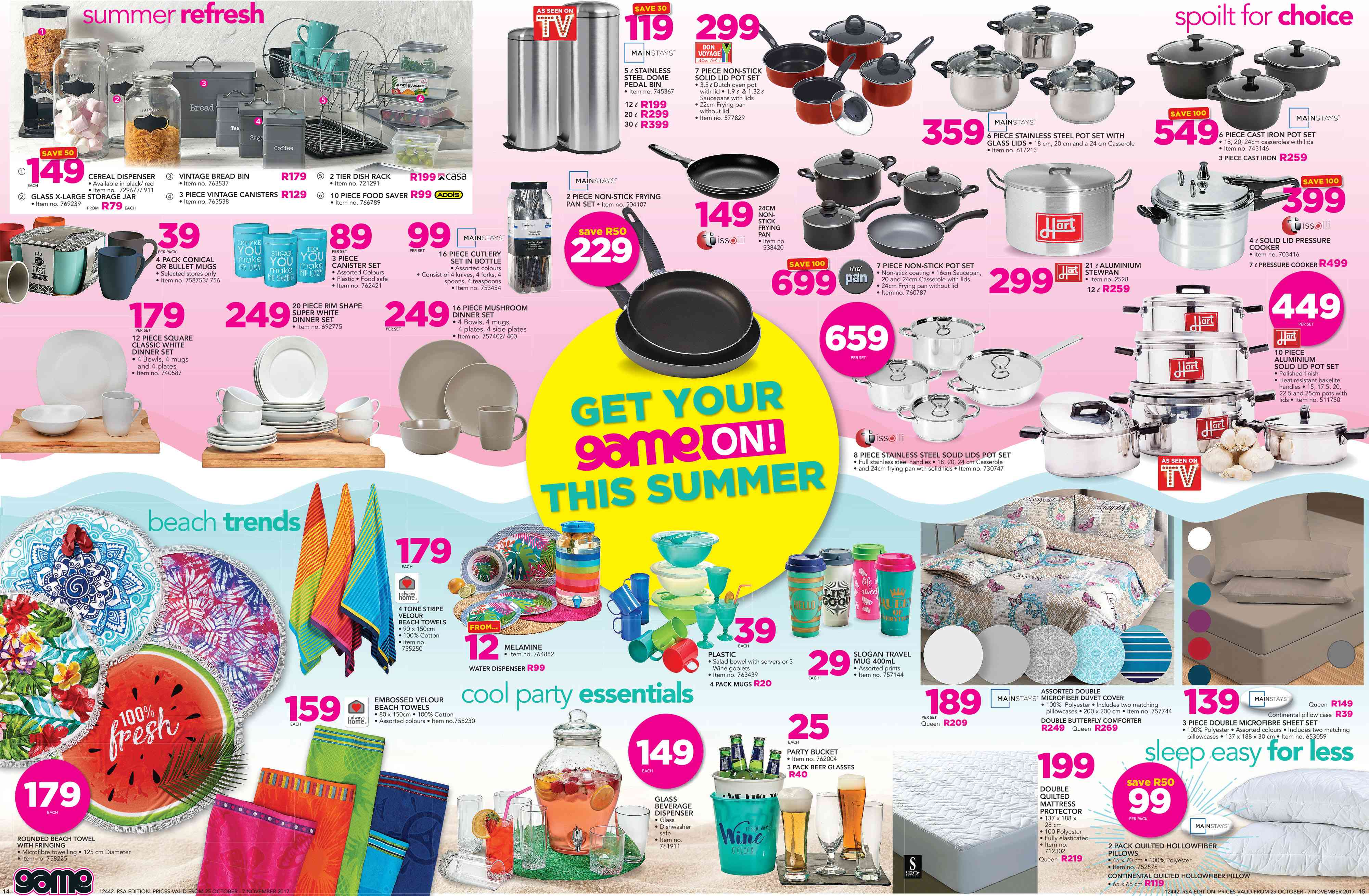 Special Hart 10Piece Aluminium Solid Lid Pot SetPer Set — www.guzzle