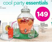 Glass Beverage Dispenser-Each