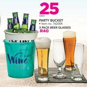 3 Pack Beer Glasses
