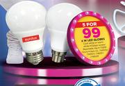 Eurolux 6W LED Globes-for 5