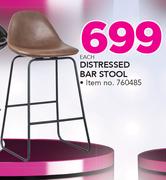 Distressed Bar Stool-Each