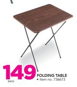 Folding Table-Each