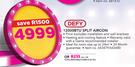 Defy 12000BTU Split Aircon