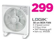 Logik 30cm Box Fan