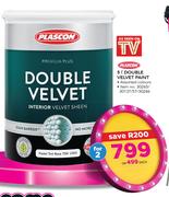 Plascon 5Ltr Double Velvet Paint-Each