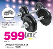 Everlast sales 20kg dumbbell