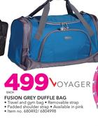 Voyager Fusion Grey duffle bag
