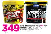 NPL Hypergain-4Kg Or USN Hyperbolic Mass-4Kg Each