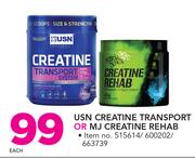  USN Creatine Transport Or MJ Creatine Rehab-Each