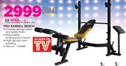 Everlast Pro Barbell Bench
