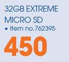 Sandisk 32GB Extreme Micro SD