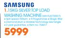 Samsung 15Kg Silver Top Load Washing Machine WA15J5730SS F