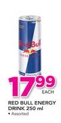Red Bull Energy Drink-250ml Each
