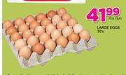 Large Eggs-30's Per Tray