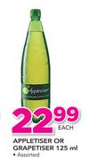 Appletiser Or Grapetiser-125ml Each