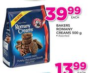 Bakers Romany Creams Assorted-500g