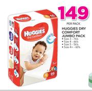 Huggies Dry Comfort Jumbo Pack-Per Pack