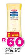 Vaseline Body Lotion-2 x 400ml