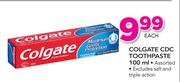 Colgate CDC Toothpaste-100ml Each