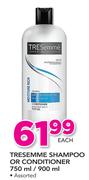Tresemme Shampoo Or Conditioner-750ml/900ml Each