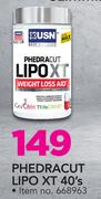USN Phedracut Lipo XT 40's
