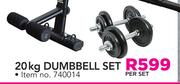 Everlast 20Kg Dumbbell Set-Per Set