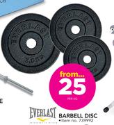 Everlast Barbell Disc-Per Kg