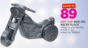 Hot Tod Ride On Racer Black