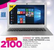Connex 14" Intel Celeron Dual Core Notebook L1435