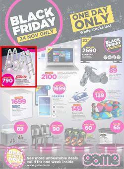 Game Zambia : Black Friday (24 Nov 2017), page 1
