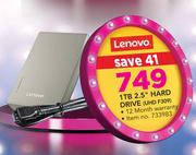 Lenovo 1TB 2.5" Hard Drive UHD-F309