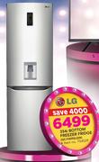 LG 354ltr Bottom Freezer Fridge GC-F409SLQW