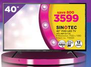 Sinotec 40" FHD LED TV STL-40F1A11A