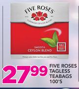 Five Roses Tagless Teabags-100's