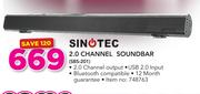 Sinotec 2.0 Channel Soundbar SBS-201