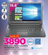 Dell 15.6" Intel Celeron Notebook 3552