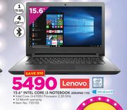 Lenovo 15.6" Intel Core i3 Notebook Ideapad 110