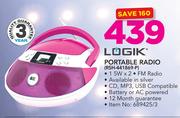 Logik Portable Radio RSH-441869-P