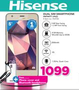 Hisense Dual Sim Smartphone Infinity U962 + Phone Cover And Bluetooth Headphones